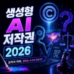 생성형 AI 저작권 2026 — AI가 만든 콘텐츠, 누구 것인가?