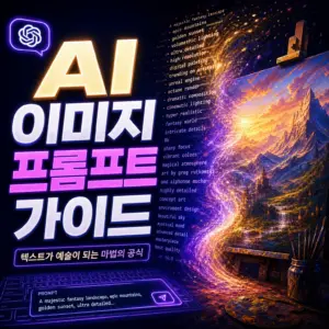 AI 이미지 프롬프트 작성법 2026 — 원하는 이미지 100% 뽑아내는 가이드