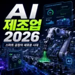 AI 제조·스마트공장 2026 — 불량 제로, 예측 유지보수 완벽 가이드