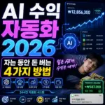 AI 블로그 수익화 2026 — 월 100만 원 버는 현실적인 방법
