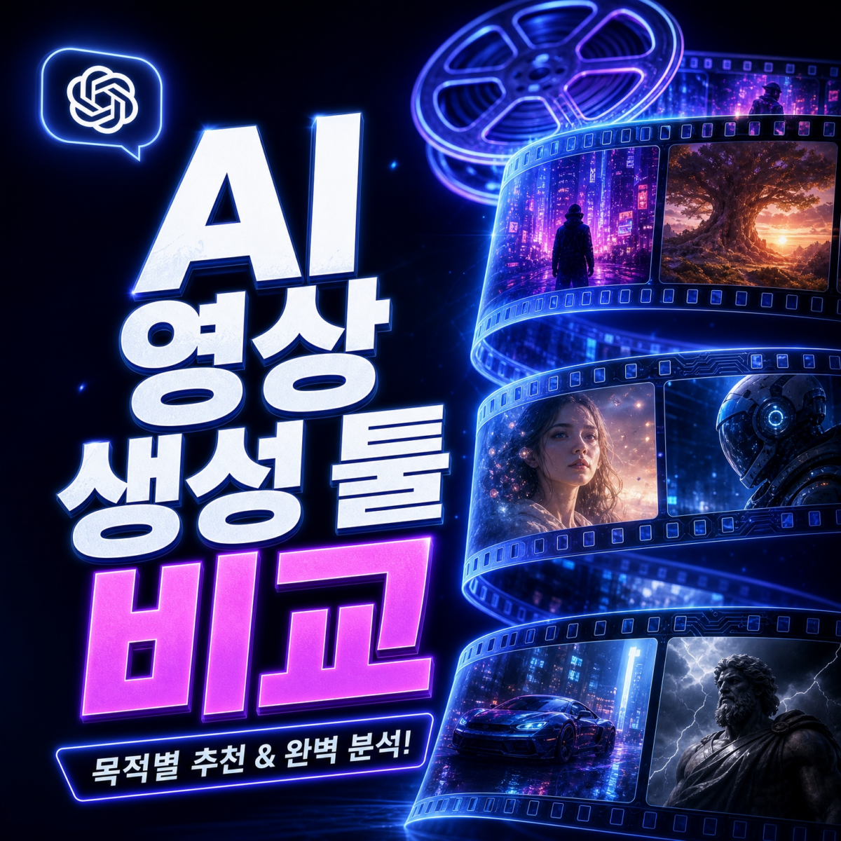 AI 영상 생성 도구 Kling Sora Runway 비교 2026 썸네일
