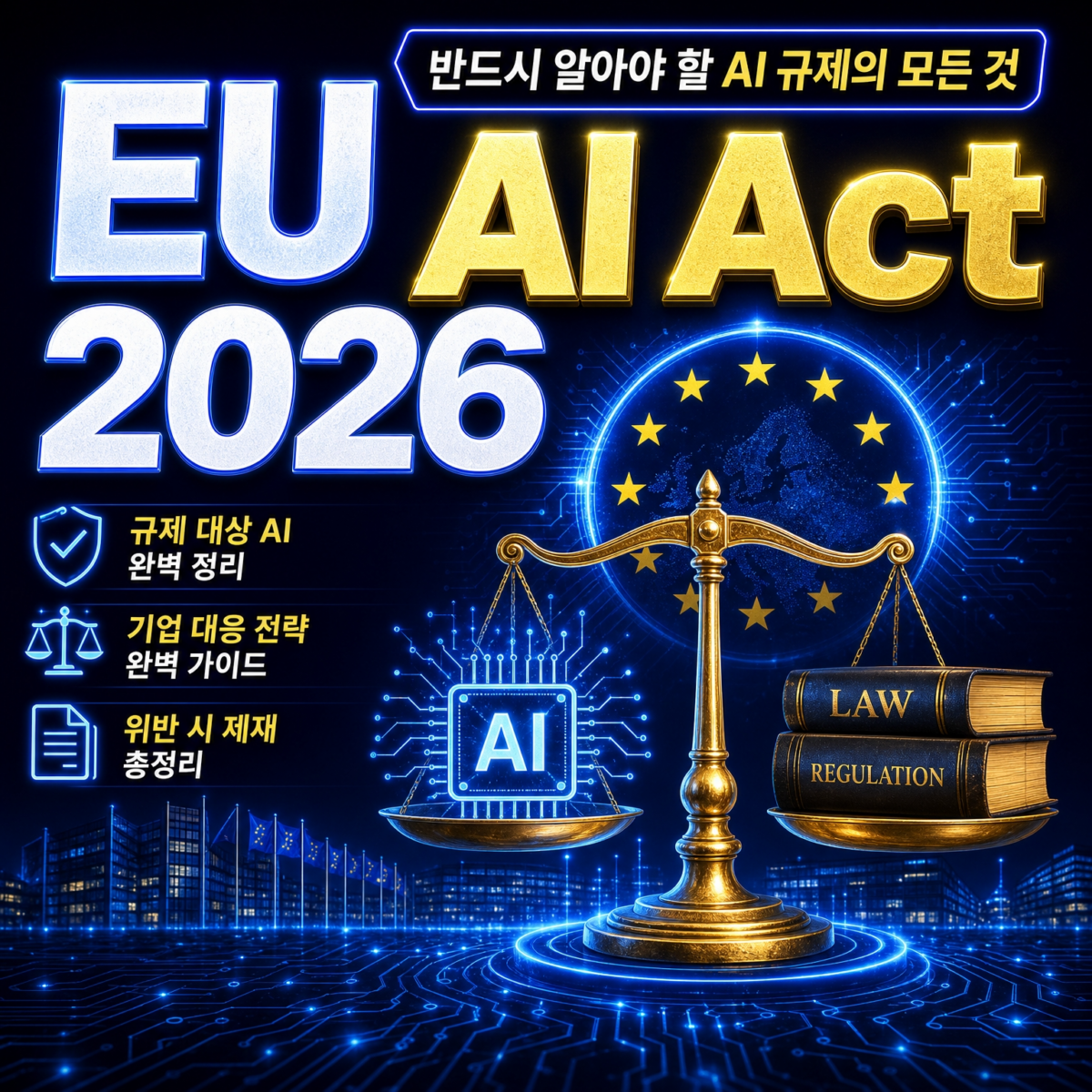 EU AI Act 2026 기업 AI 규제 핵심 정리 썸네일